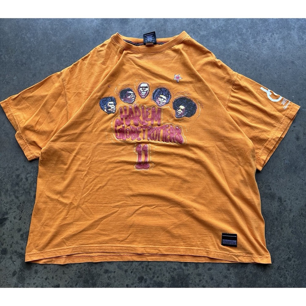 Vintage FUBU Platinum Harlem Globetrotters Limited Edition T Shirt Size XXL